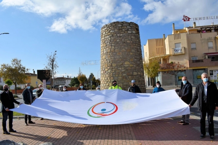 Izado de la bandera por el día de la diversidad funcional (AYTO. ALBOLOTE) 