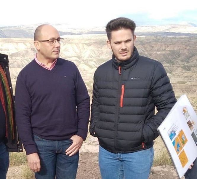 Los portavoces de CS en Baza y Huéscar, Fernando Serrano y Ramón Martínez (CIUDADANOS)