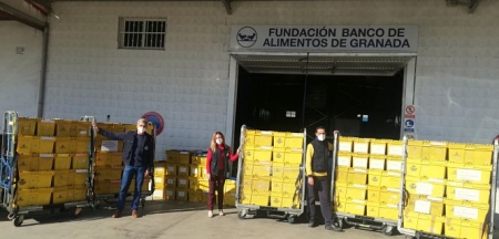 Alimentos donados por trabajadores de Correos (CORREOS) 