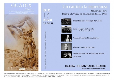 Cartel de `Un canto a la esperanza` (AYTO. GUADIX) 