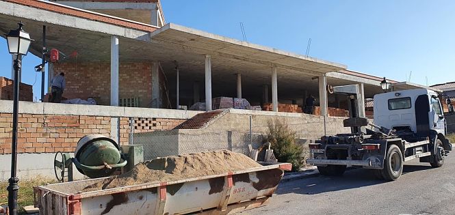 obras del centro multifuncional de El Ventorrillo, en Cúllar Vega (AYTO. CÚLLAR VEGA) 