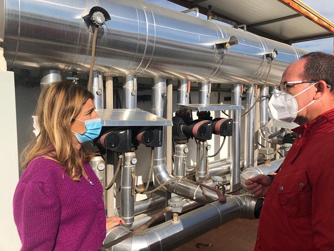 Visita a las nuevas maquinas de climatización (AYTO. GRANADA) 