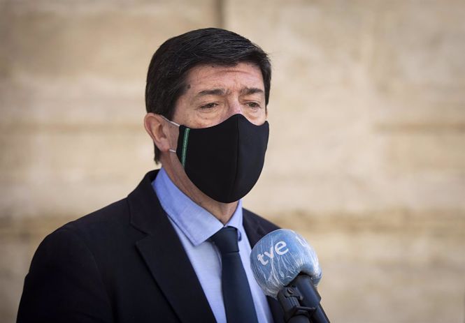 Juan Marín, este jueves (MARÍA JOSÉ LÓPEZ) 