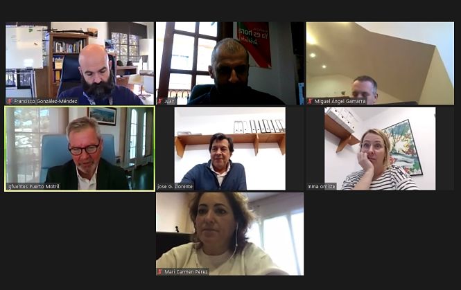 Imagen de la reunión telemática (IU)