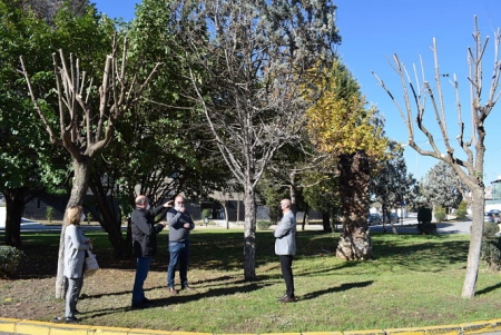 Visita a uno de los jardines de El Chaparral (AYTO. ALBOLOTE) 