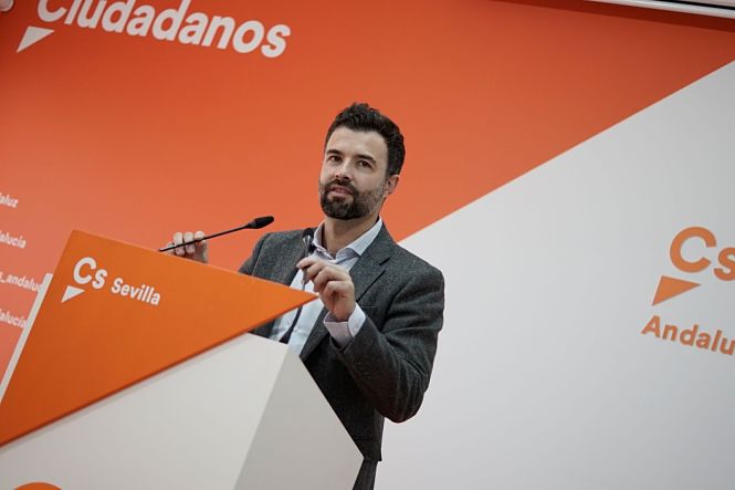 El Diputado andaluz de Ciudadanos, Pau Cambronero (CS)