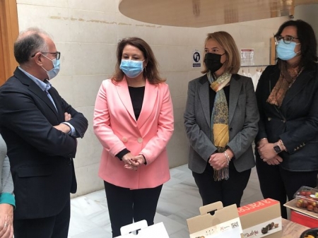 Imagen de la Carmen Crespo a la cooperativa La Palma (AYTO. MOTRIL)