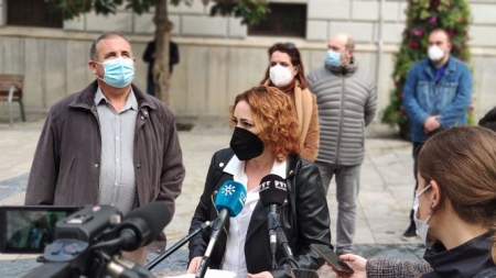 La coordinadora provincial de IU, Mari Carmen Pérez (IU)