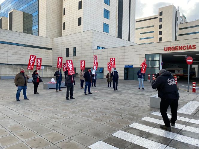 Concentración en el Hospital San Cecilio (UGT)