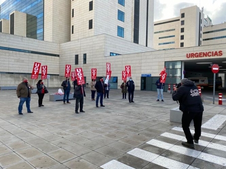 Concentración en el Hospital San Cecilio (UGT)