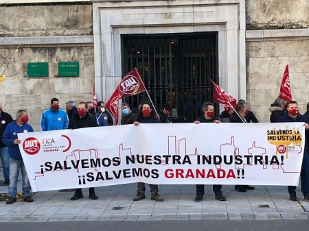 Inicio de la manifestación (UGT)