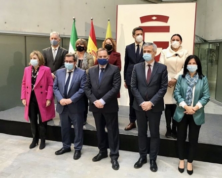 Visita a la sede de Diputación de José Luis Abalos (PODEMOS)