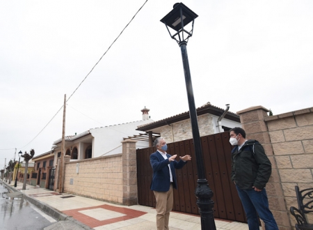 Imagen de la visita a Escúzar (DIPUTACIÓN)