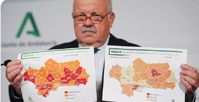 El Consejero de Salud, Jesús Aguirre (JUNTA)