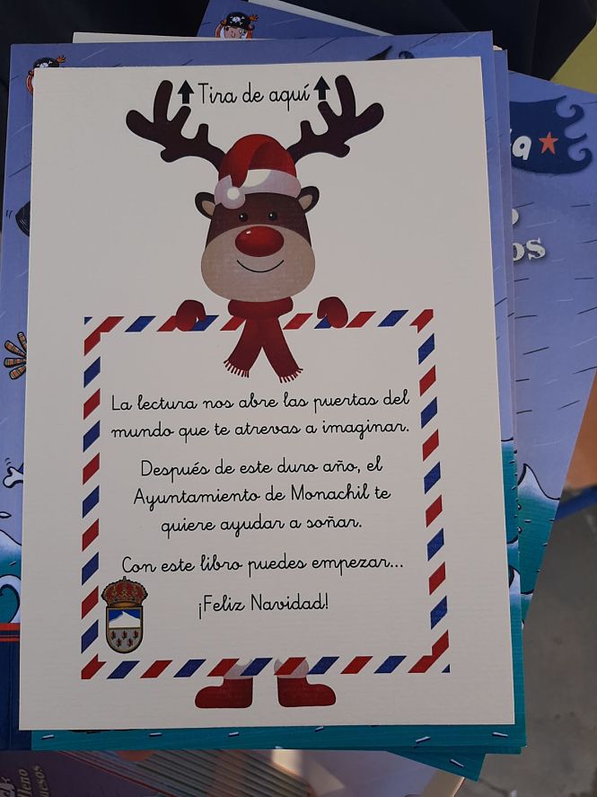 Imagen del libro que se ha entregado (AYTO. MONACHIL) 