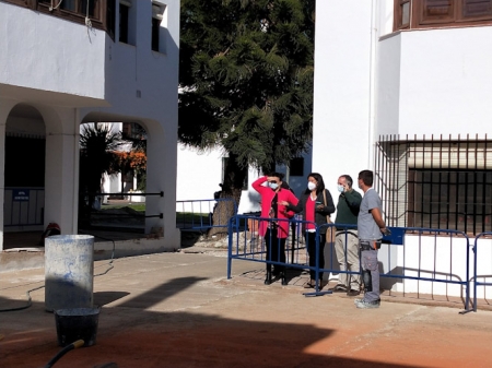 Imagen de la visita al Centro de la Tercera Edad (AYTO. ALMUÑECAR) 