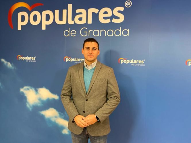 Rafael Caracuel en la sede provincial del PP (PP)