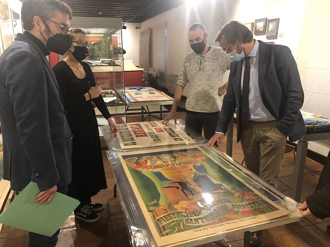 El Delegado de Cultura ha visitado la Casa de los Tiros (JUNTA)