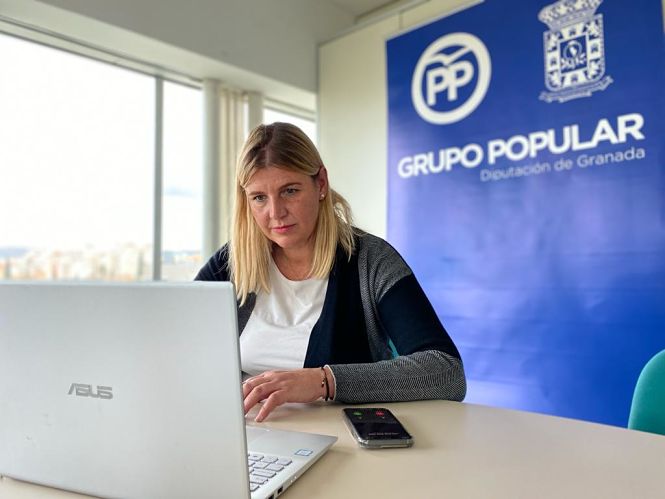 La portavoz del PP en la Diputación (PP)