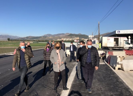 Imagen de la visita a las obras (AYTO. MOTRIL)