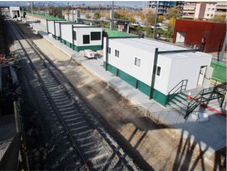 Instalaciones del cambiador de ancho de Granada (ADIF) 