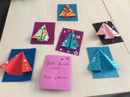 Tarjetas de Navidad que recibirán los mayores de Baza (AYTO. BAZA) 