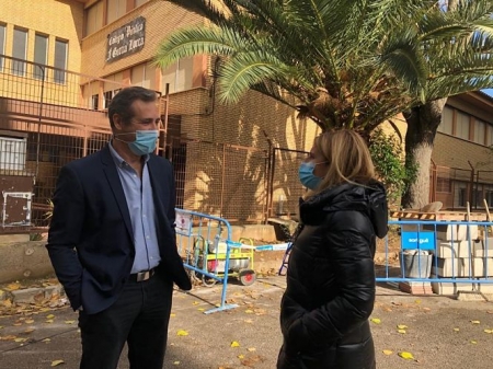 Visita a las obras de la Calle Poeta César Vallejo (AYTO. GRANADA)