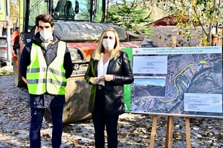 Marifrán Carazo y Fernando Moreno han visitado las obras (JUNTA) Marifrán Carazo y Fernando Moreno han visitado las obras (JUNTA)