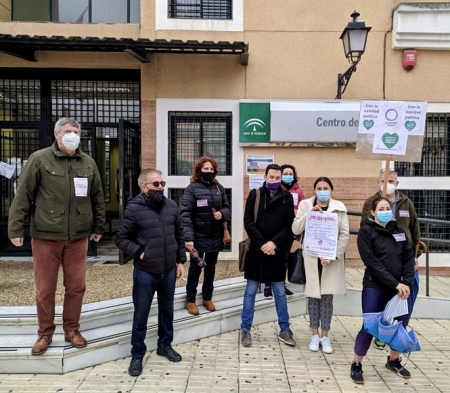 Imagen de la concentración (PODEMOS) 