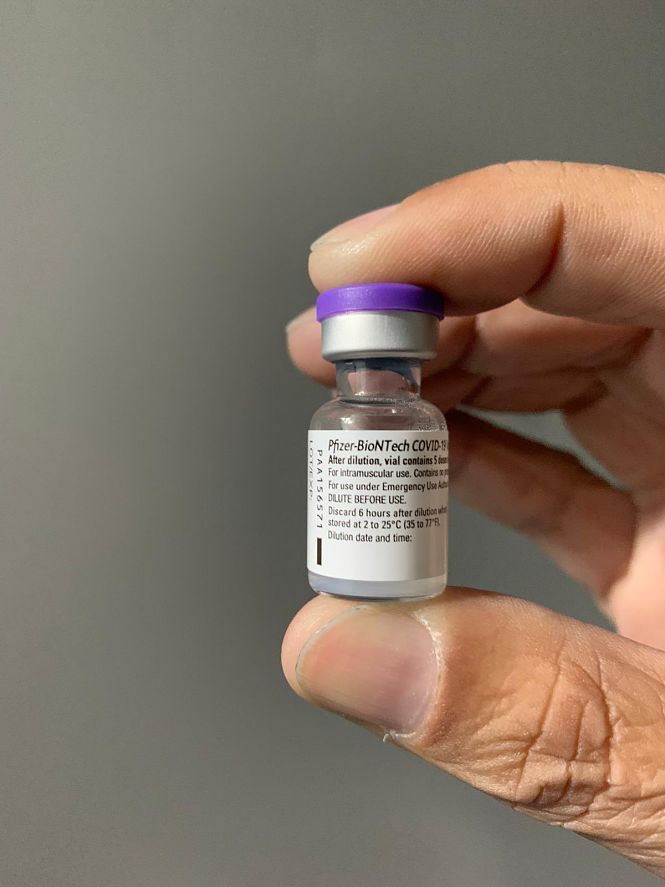 Dosis de la vacuna de Pfizer (JUNTA DE ANDALUCÍA) 