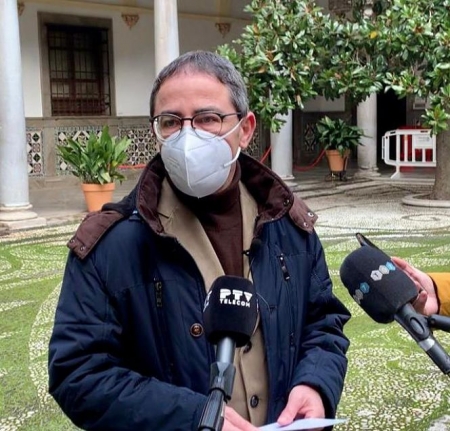 El Concejal del PSOE en el Ayuntamiento de Granada, Miguel Ángel Fernández Madrid (PSOE)