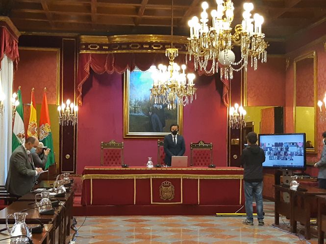 Pleno telemático del Ayuntamiento de Granada (PSOE) 