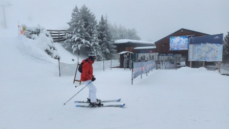 Esquiador en Sierra Nevada (CETURSA) 