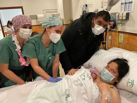 Chiara Luna ha sido el primer bebé nacido en Andalucía en 2021 (JUNTA) 