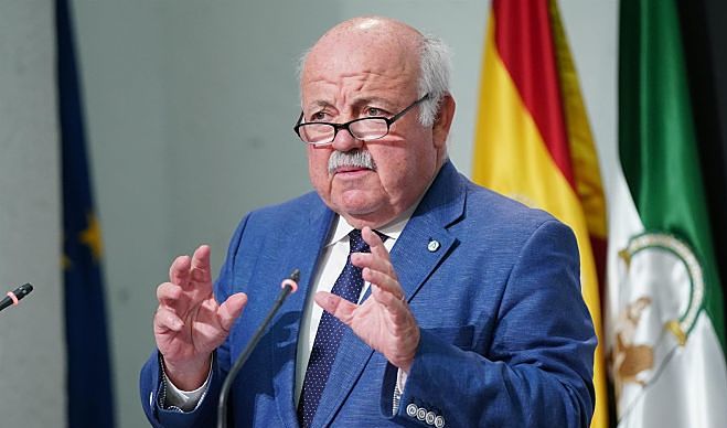 El consejero de Salud y Familias, Jesús Aguirre, en una foto de archivo (JUNTA DE ANDALUCÍA)