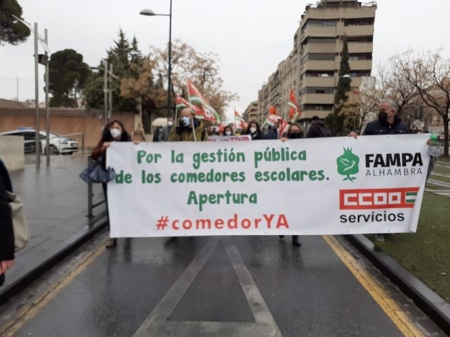 Imagen de la manifestación (CCOO) 