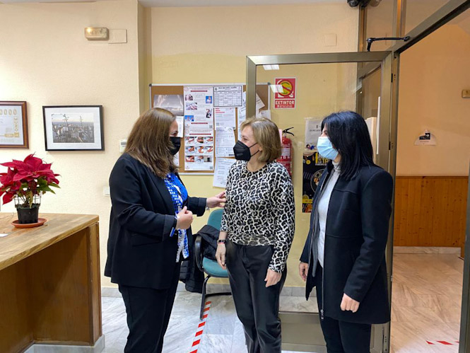 Imagen de la visita de Sandra, García a Albuñol (DELEGACIÓN DEL GOBIERNO) 