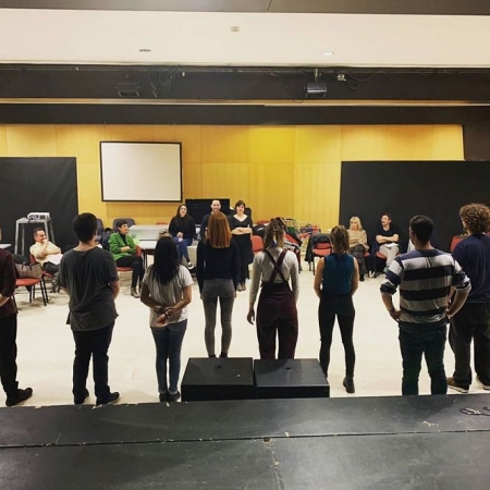 Clase del laboratirio de actores (JUNTA)