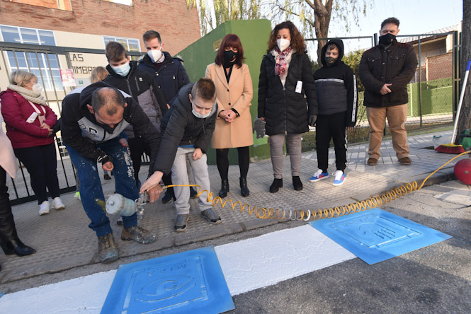 Paso de peatones adaptado en Maracena (R. MARTÍNEZ /DIPGRA) 