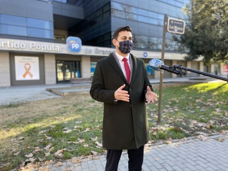 El parlamentario andaluz del PP, Rafa Caracuel (PP)