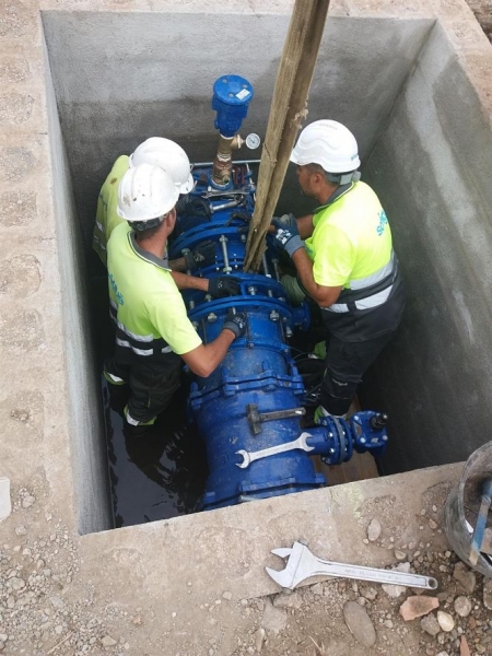 Obras de Emasagra, en imagen de archivo (EMASAGRA) Obras de Emasagra, en imagen de archivo (EMASAGRA)