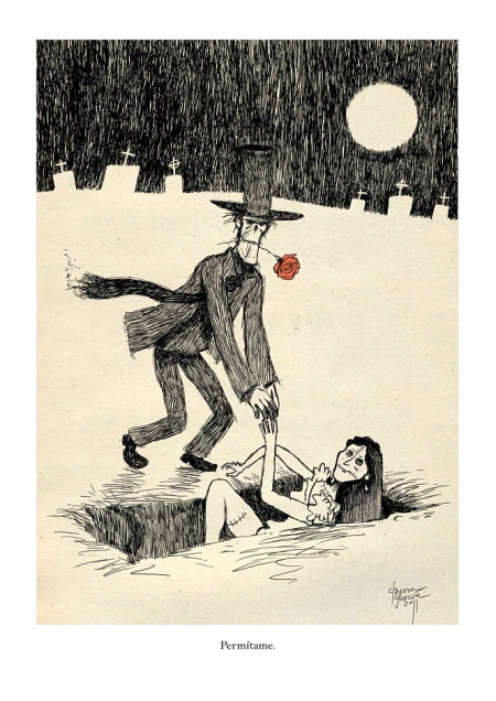 Una de las ilustraciones del libro (BORRÓN Y CUENTA NUEVA)