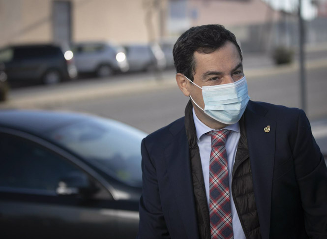 El presidente de la Junta, Juanma Moreno (MARÍA JOSÉ LÓPEZ - EUROPA PRESS) 