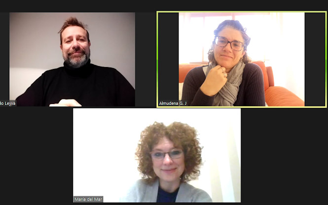 Imagen de la reunión telemática (CIUDADANOS) 