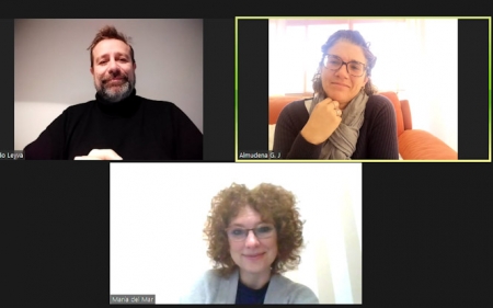 Imagen de la reunión telemática (CIUDADANOS) 