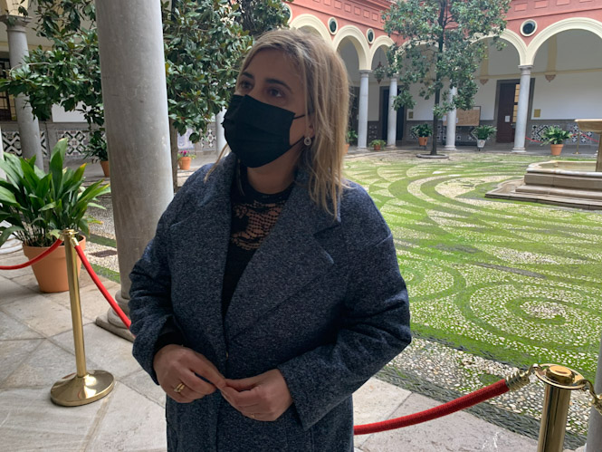 La concejal del PSOE en el Ayuntamiento de Granada, Nuria Gutiérrez (PSOE)