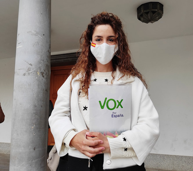 Libertad Padrones, portavoz de VOX en el Ayuntamiento de Ogíjares (VOX) 