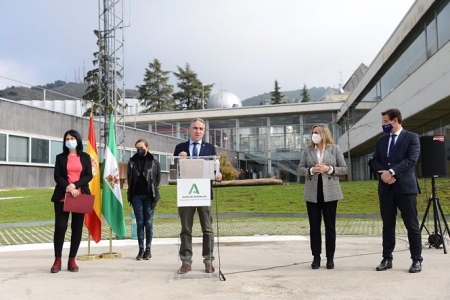 El consejero de la Presidencia, Elías Bendodo, interviene en una comparecencia de prensa en el 112 Andalucía en Granada (JUNTA) El consejero de la Presidencia, Elías Bendodo, interviene en una comparecencia de prensa en el 112 Andalucía en Granada (JUNTA)