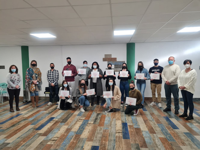 Jóvenes que han participado en el curso (AYTO. GÓJAR)
