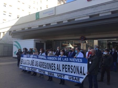 Imagen de la concentración (CCOO) 